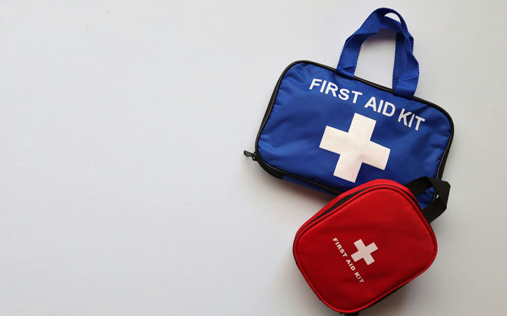 People who travels a lot needs a first aid kit
