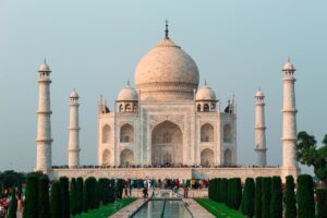 India Travel Vaccination Taj Mahal and the Four Minarets